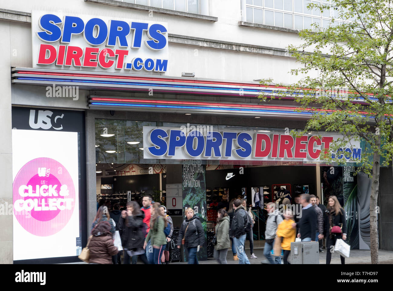 Sports Direct shop in Oxford Street, London, UK Stock Photo