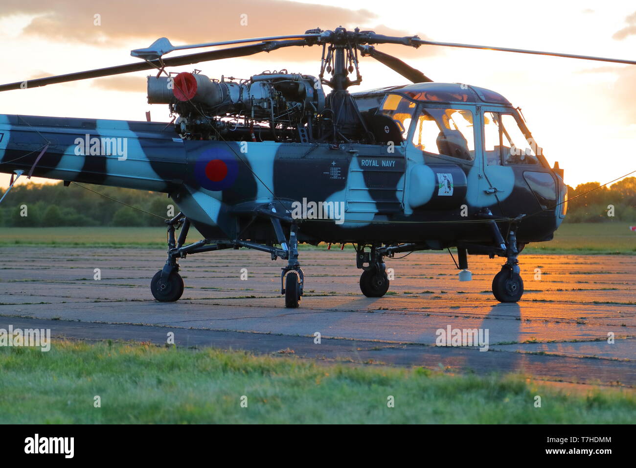 Westland wasp xt787 helicopter hi-res stock photography and images - Alamy