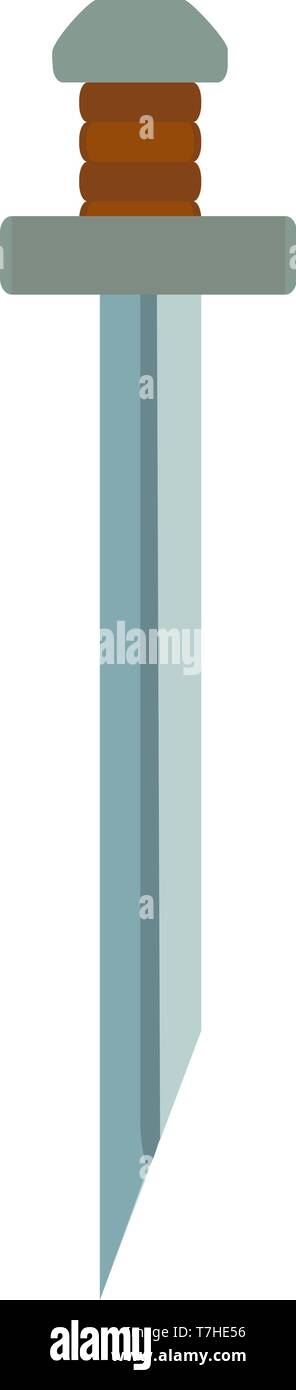 Game sword vector icon medieval cartoon illustration fantasy weapon ...