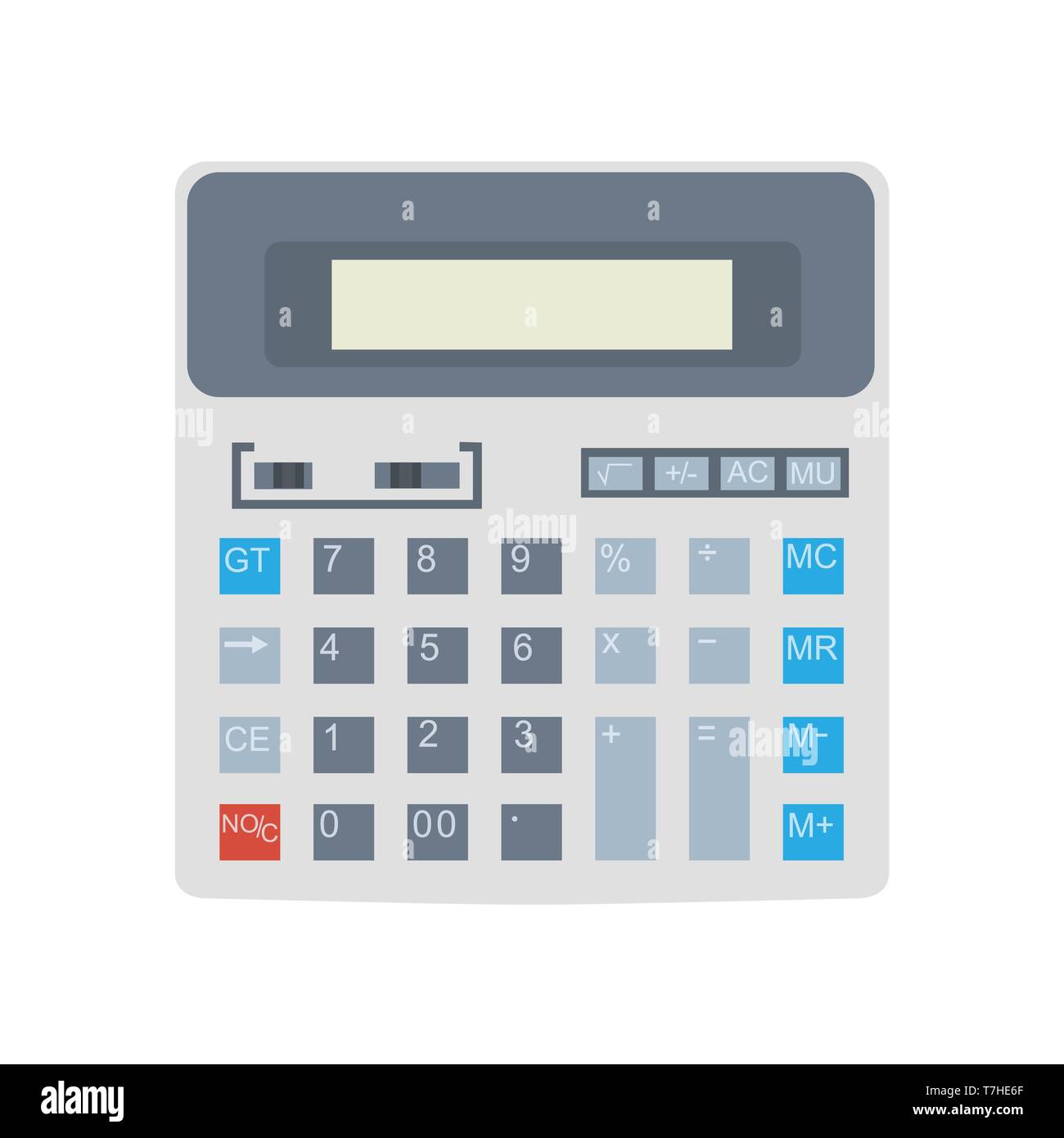 Calculator icon vector isolated design. Business button illustration ...