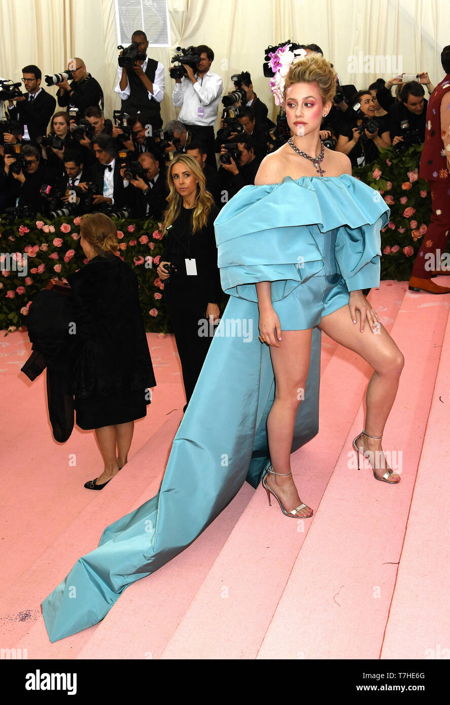 Lili Reinhart attending the Metropolitan Museum of Art Costume Institute Benefit Gala 2019 in New York USA Stock Photo Alamy