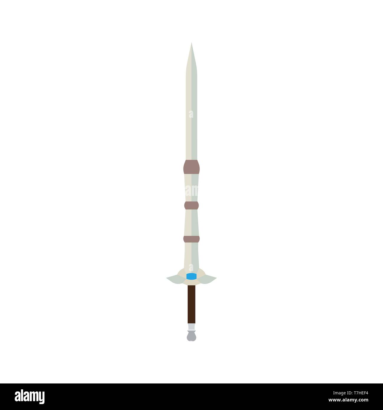 Sword fantasy vector medieval weapon war illustration game blade ...