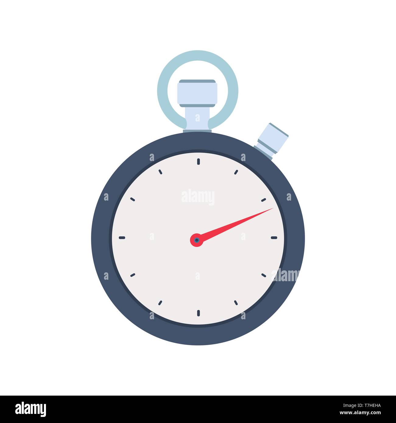 Stopwatch concept icon vector flat illustration design. Isolated on ...