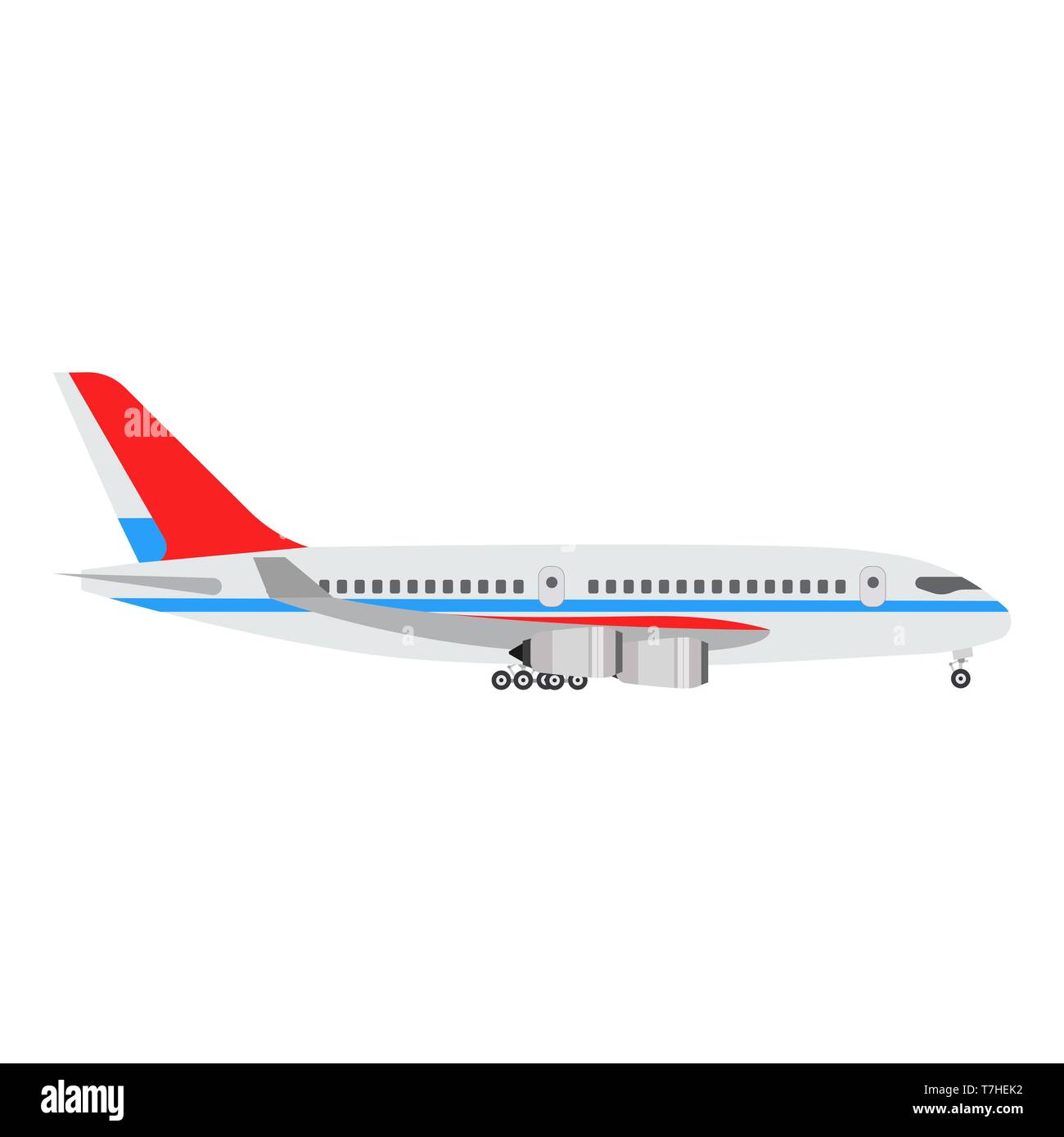 Airplane Vector Side