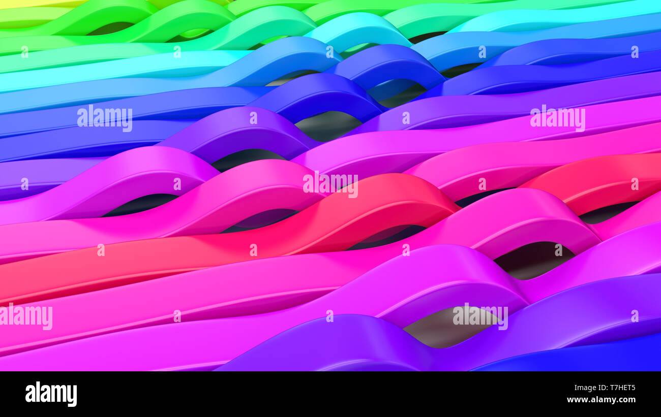 Render of 3D Geometric Abstract Background Stock Photo - Alamy
