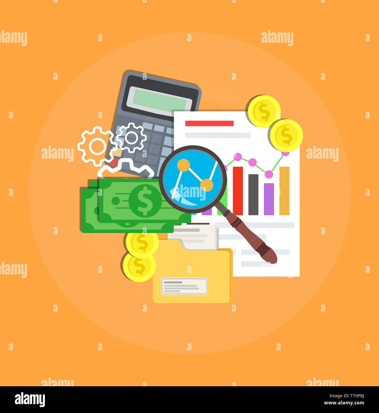 Data business marketing design. Process success information technology report. Connection digital computing vector icon. Development virtual symbol. S Stock Vector