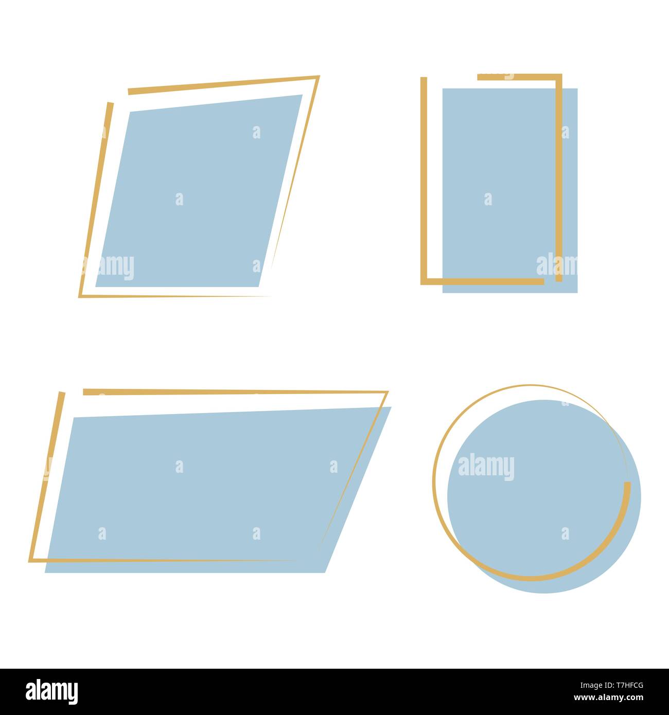 Abstract frame colorful design background. Modern backdrop geometric ...