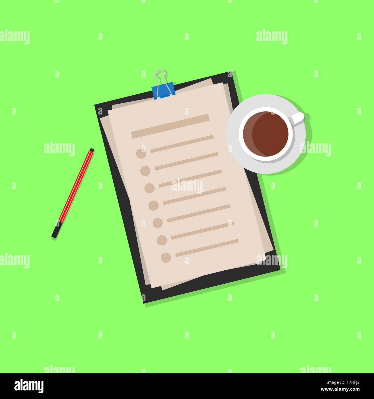 Product List Illustration Purchase Vector Supermarket Price Cart