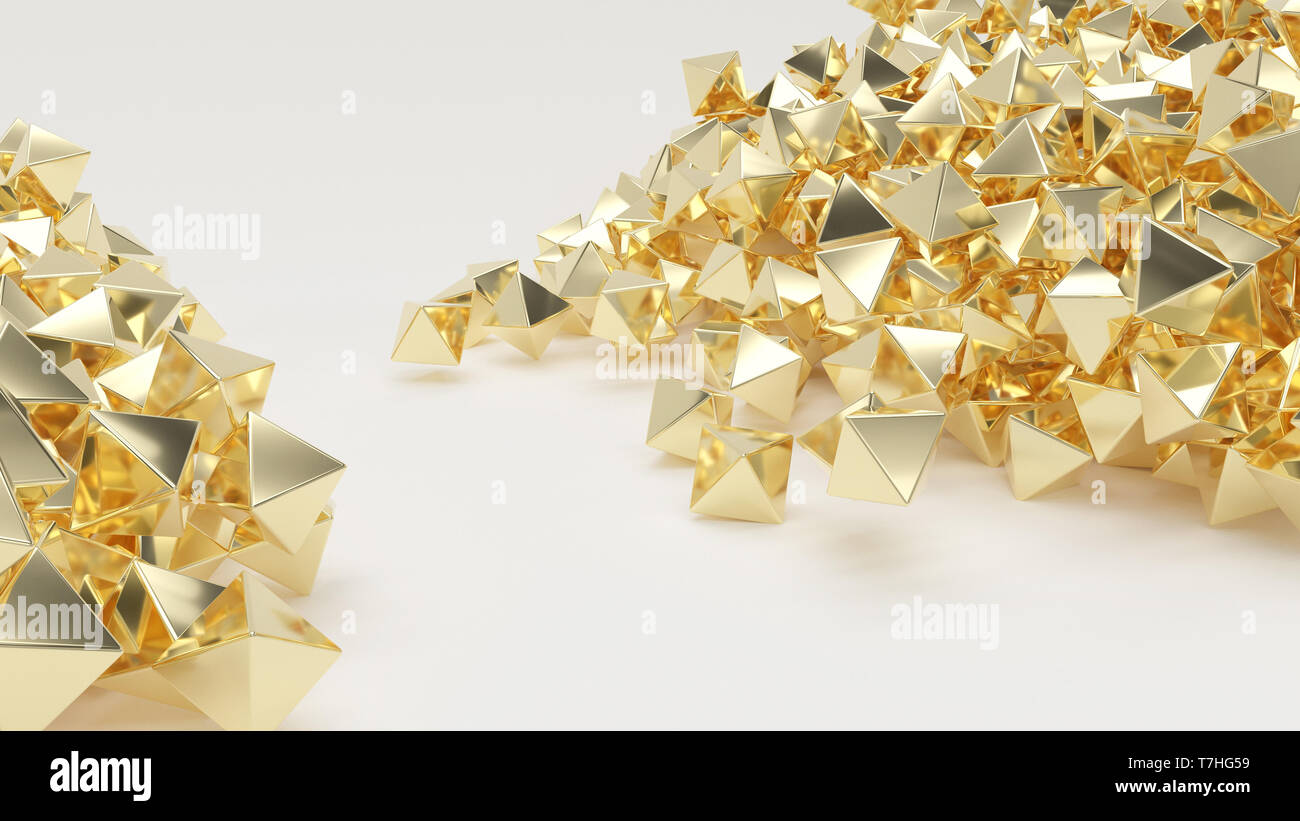 Render of 3D Geometric Abstract Hexagonal Wallpaper Background Stock ...