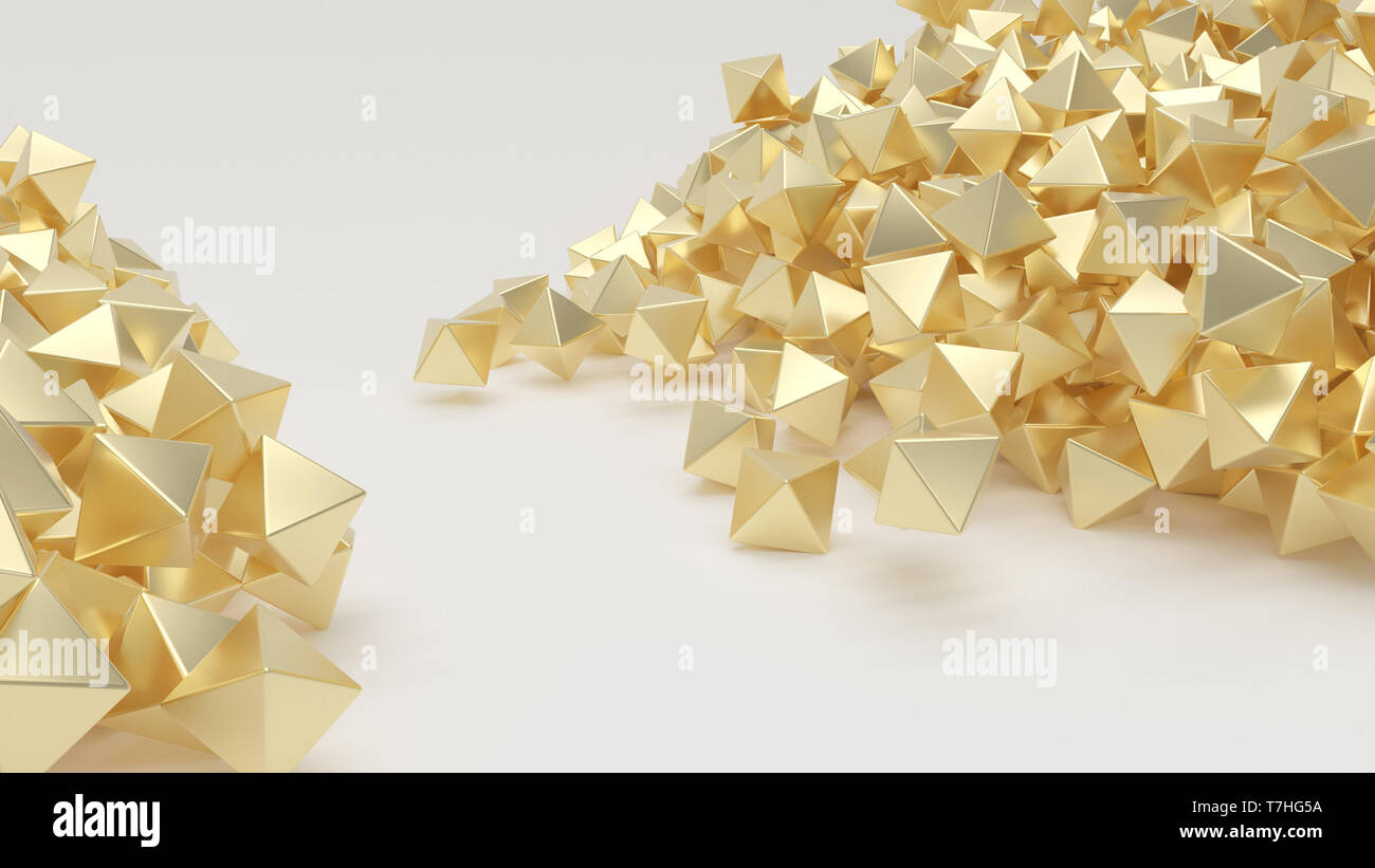 Render of 3D Geometric Abstract Hexagonal Wallpaper Background Stock ...