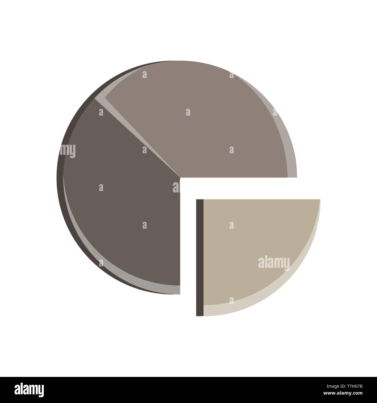 Round chart icon Stock Vector Images - Alamy