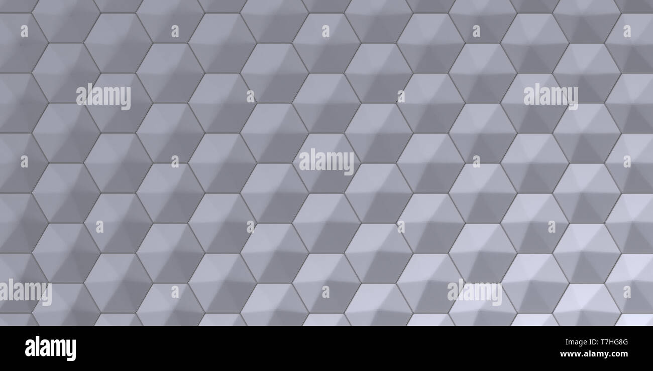 Render of 3D Geometric Abstract Hexagonal Wallpaper Background Stock ...