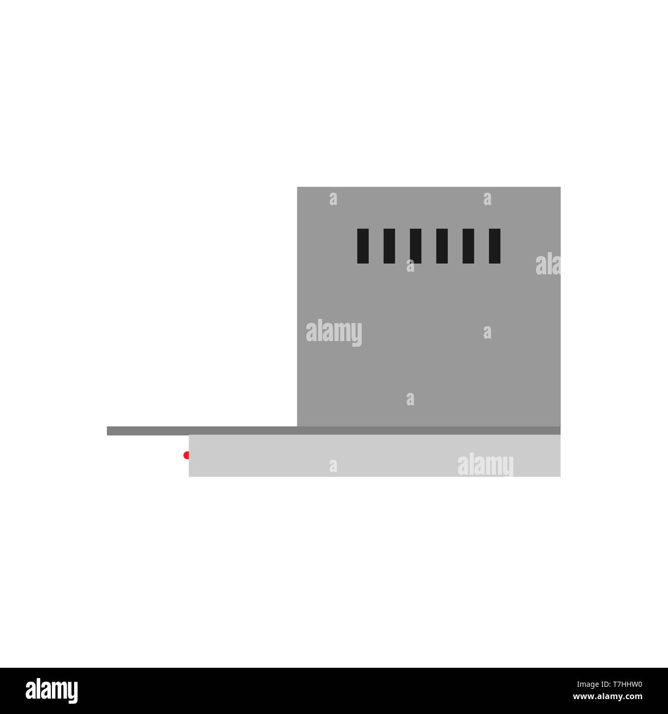 Kitchen hood air extractor filter symbol. Flat icon ventilation ...