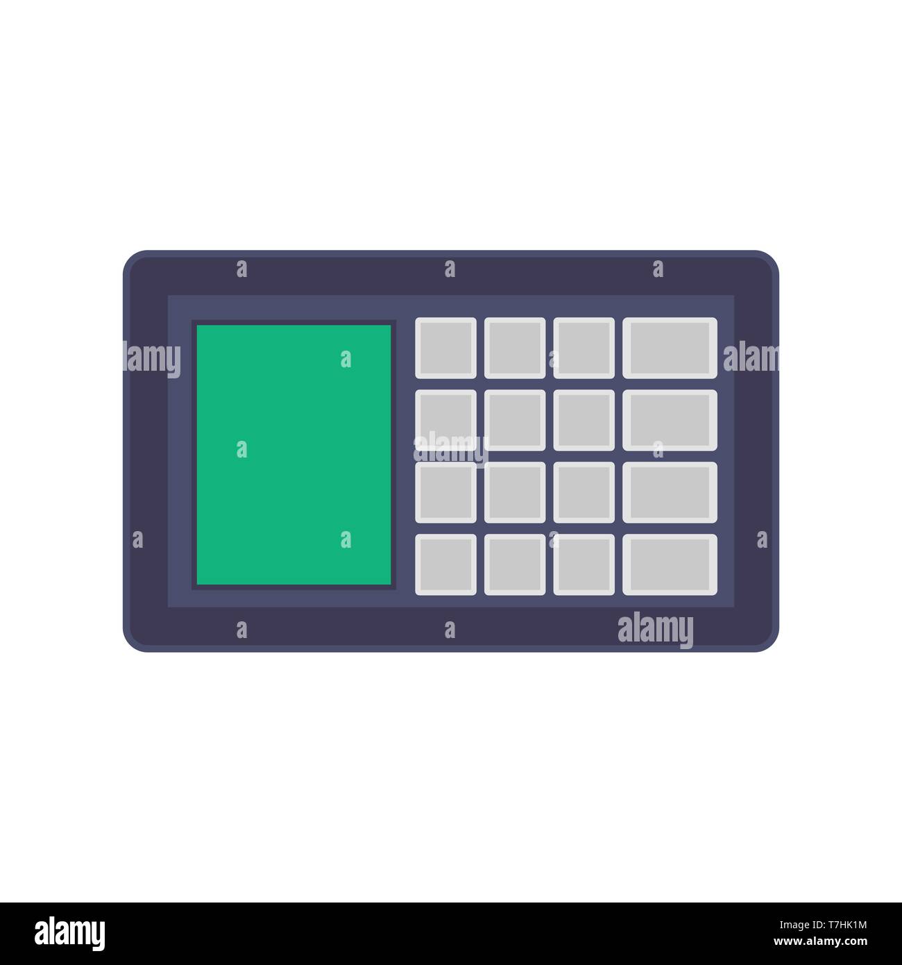 Security system vector icon concept technology. Digital protection control home. Guard building password network Stock Vector