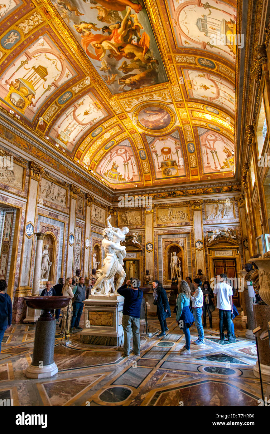 Galleria Borghese,Rome,Italy Stock Photo