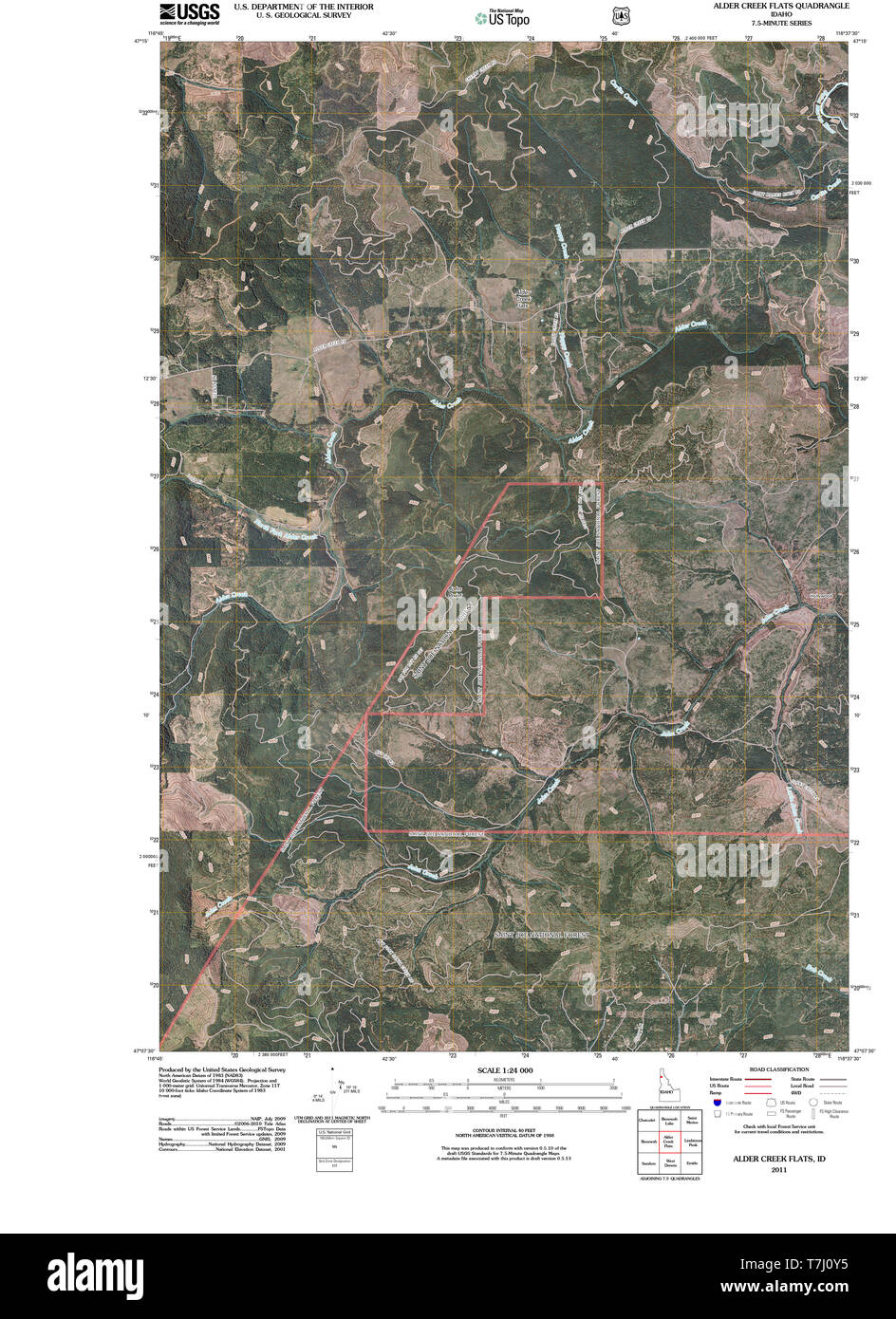 Map of alder flats hires stock photography and images Alamy