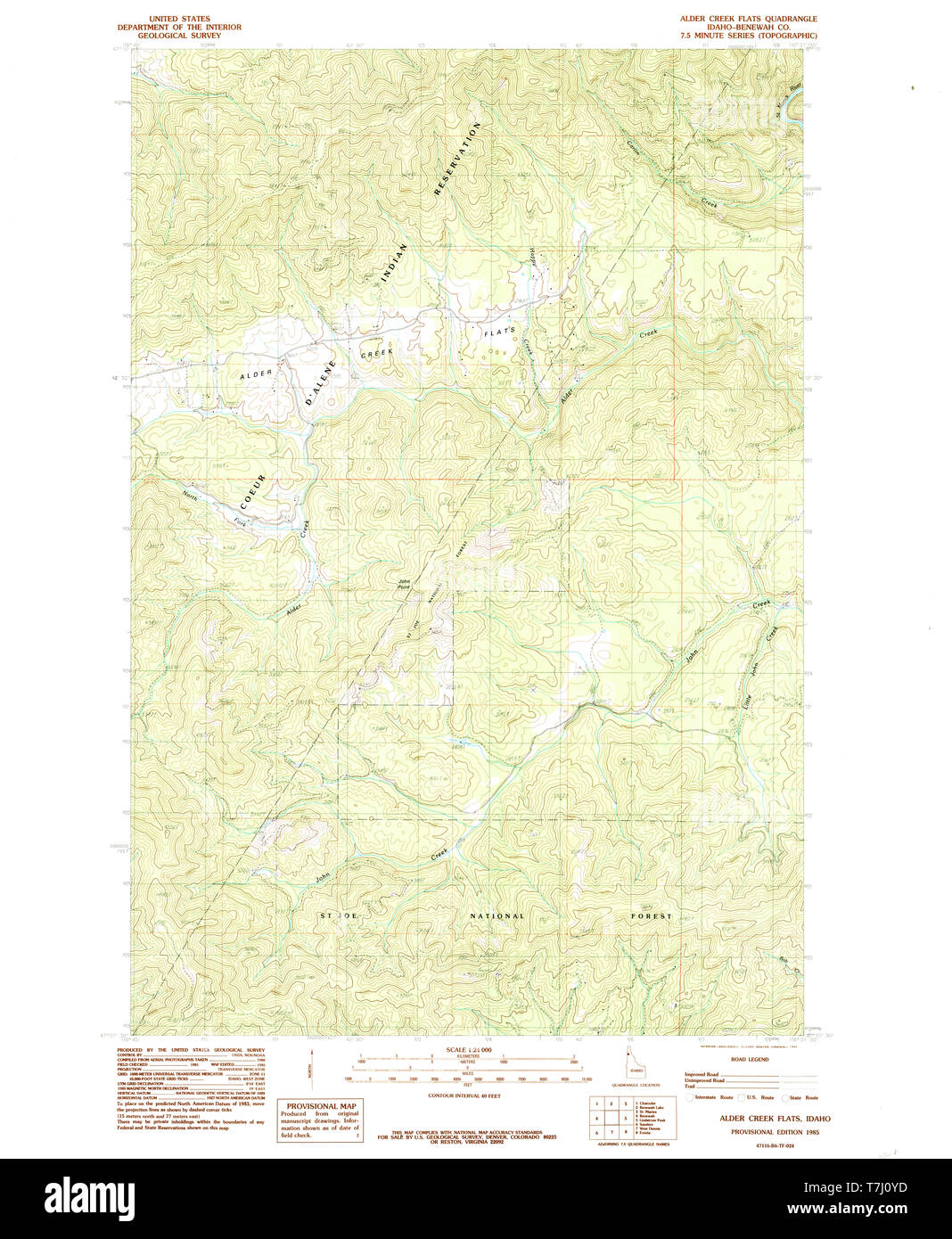 Map of alder flats hires stock photography and images Alamy