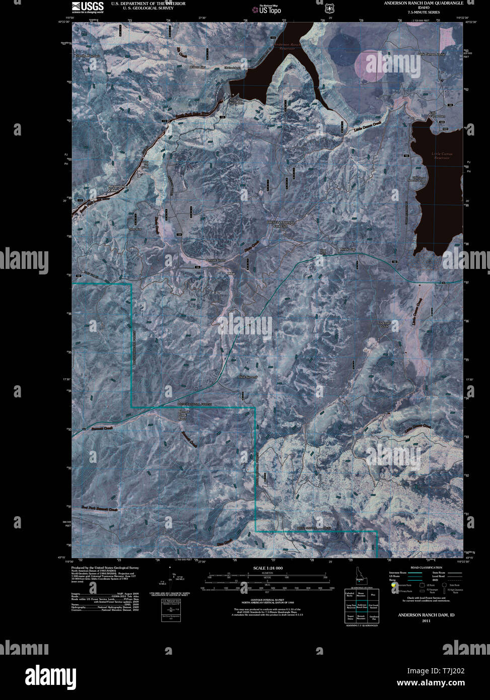 Anderson ranch dam hires stock photography and images Alamy