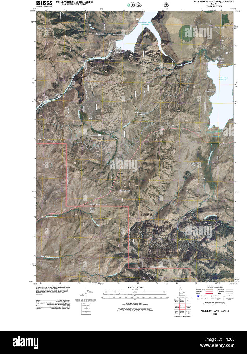 Anderson ranch dam hires stock photography and images Alamy