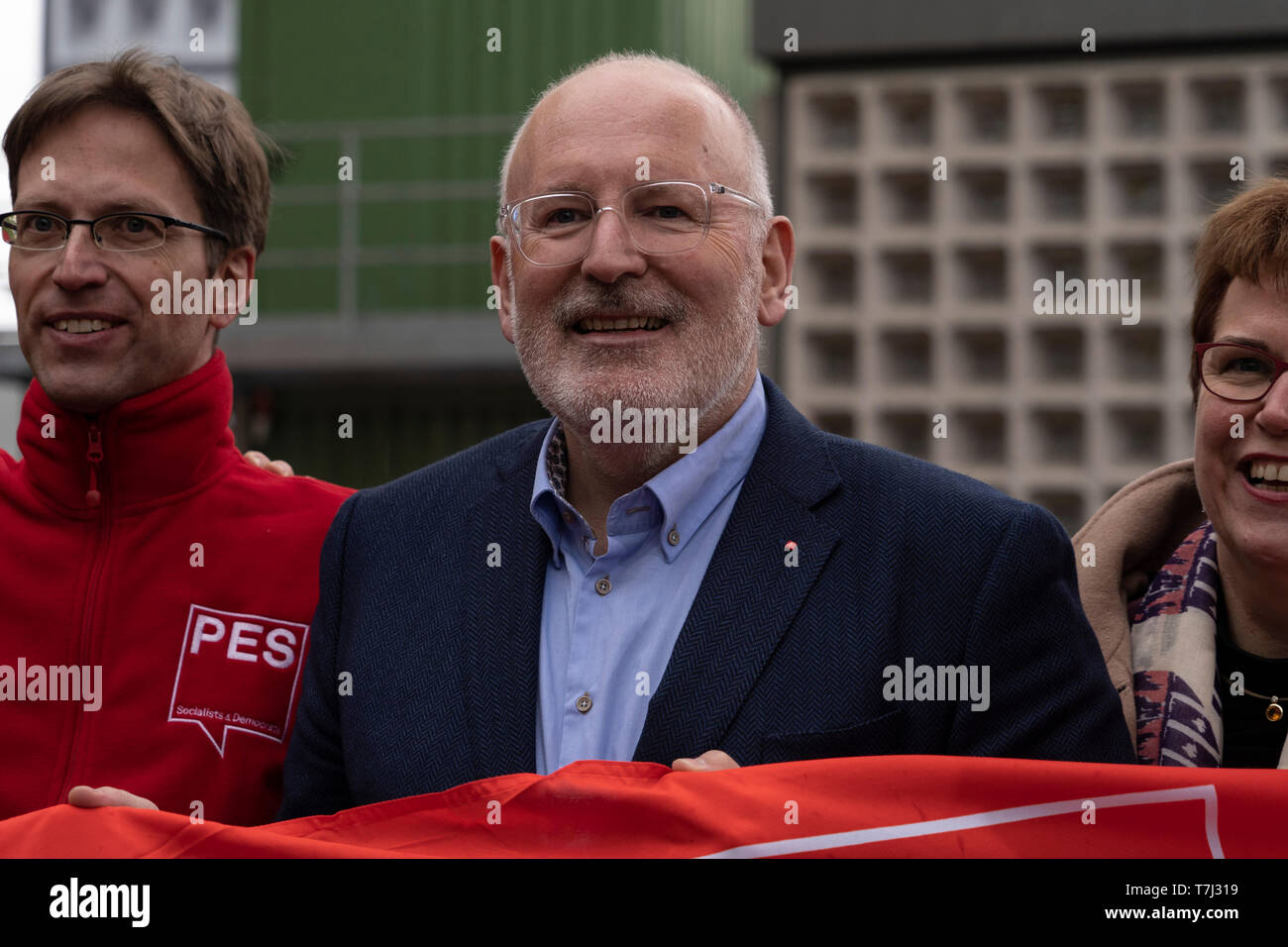 SPD Meeting before UE elections  with Frans Timmermans (Photo by Beata Siewicz / Pacific Press) Stock Photo