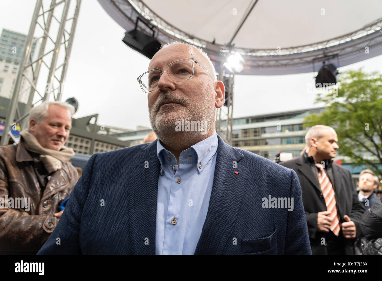SPD Meeting before UE elections  with Frans Timmermans (Photo by Beata Siewicz / Pacific Press) Stock Photo
