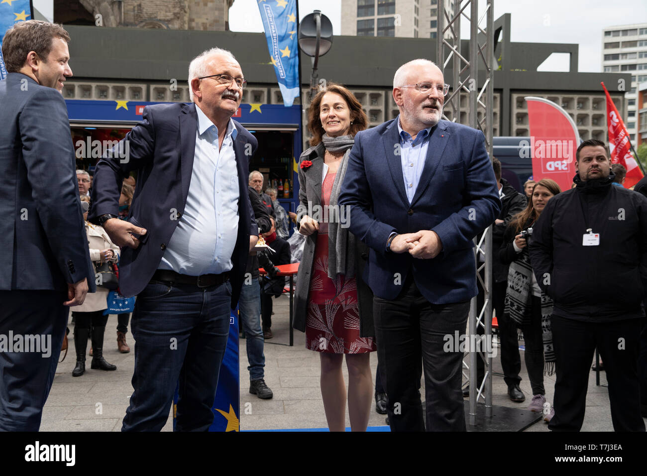 SPD Meeting before UE elections  with Frans Timmermans (Photo by Beata Siewicz / Pacific Press) Stock Photo