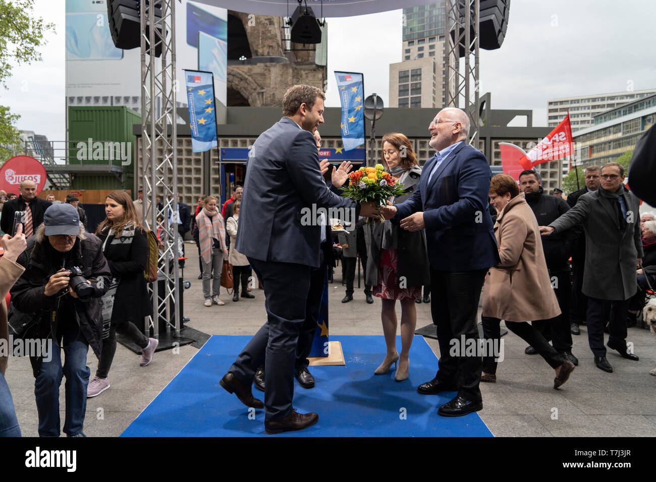 SPD Meeting before UE elections  with Frans Timmermans (Photo by Beata Siewicz / Pacific Press) Stock Photo