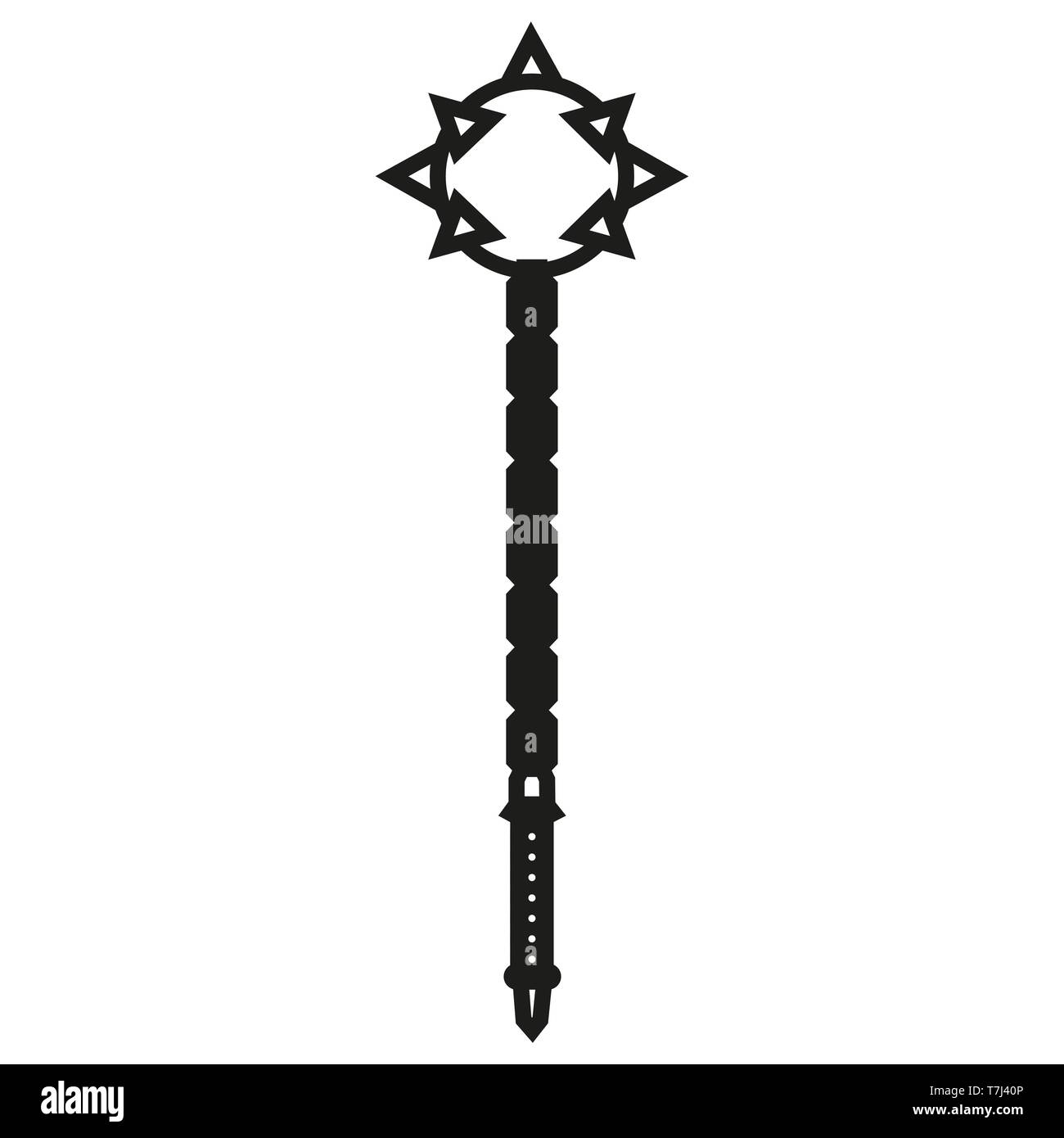 Mace Medieval Weapon Icon High Resolution Stock Photography and Images