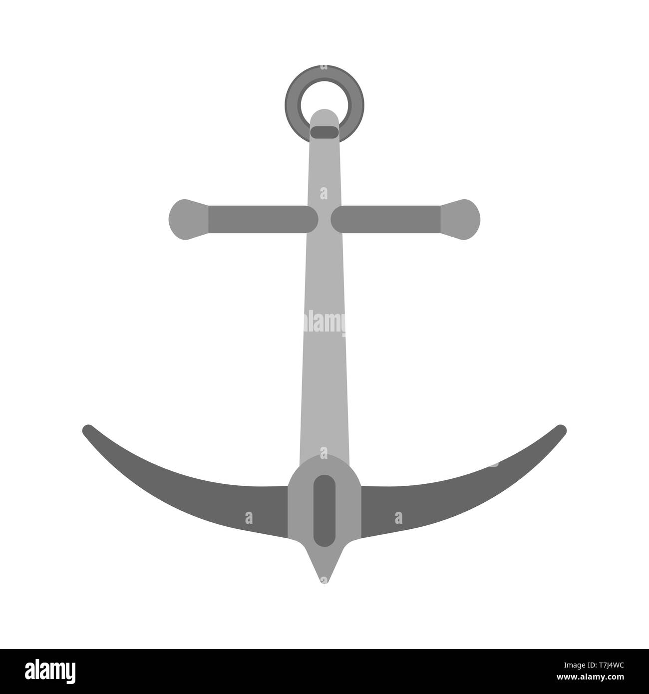 Rusty hook and rope Stock Vector Images - Alamy