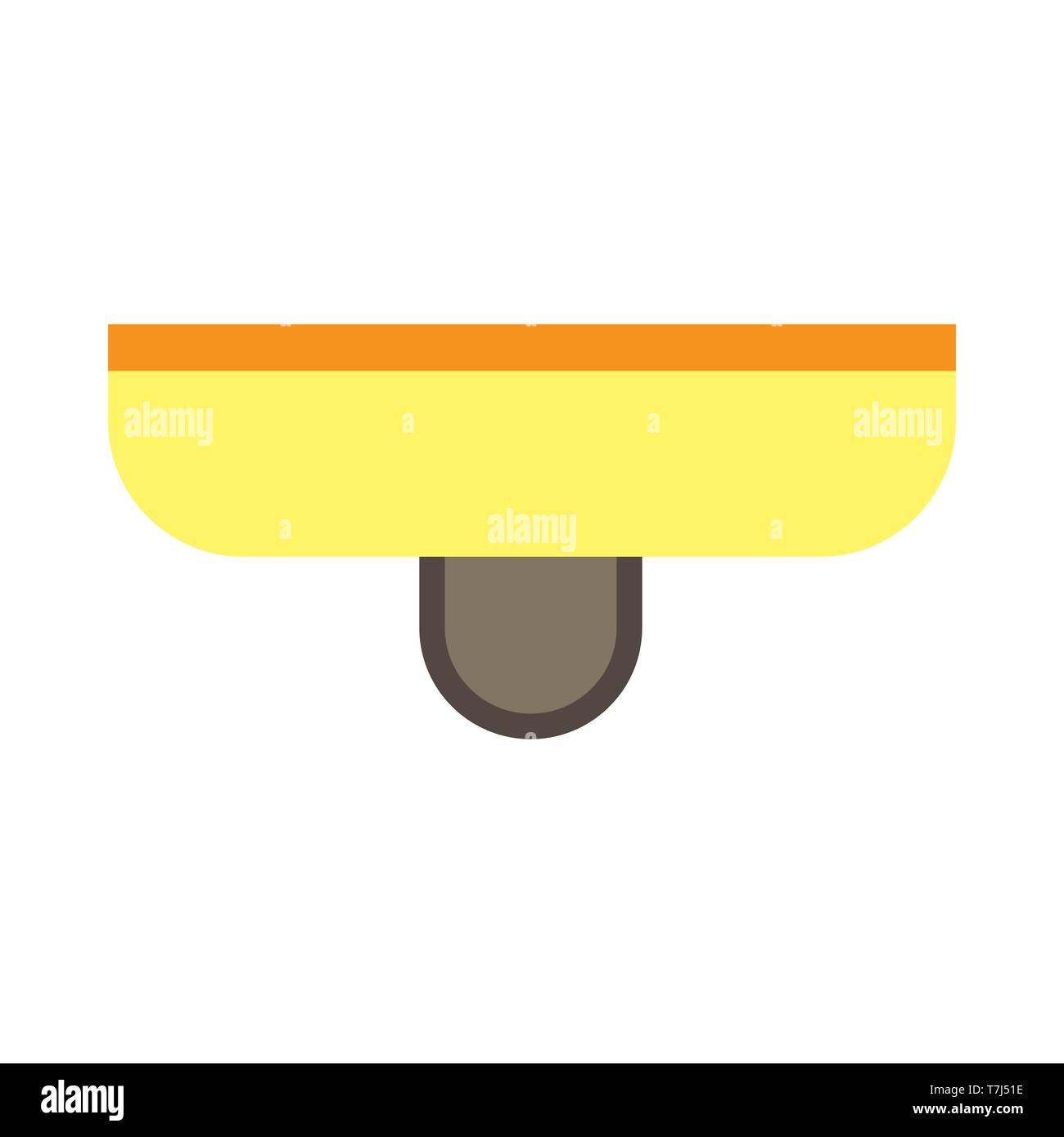 Sconce retro home decor illustration vector. Wall light interior design flat icon Stock Vector
