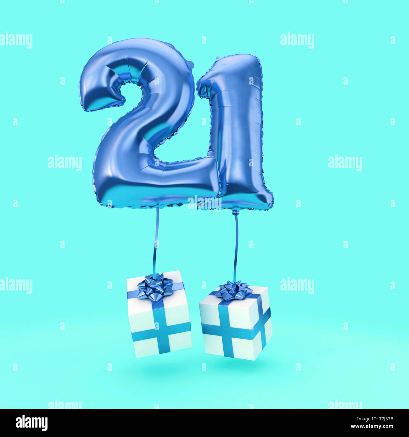 Number Balloons 21