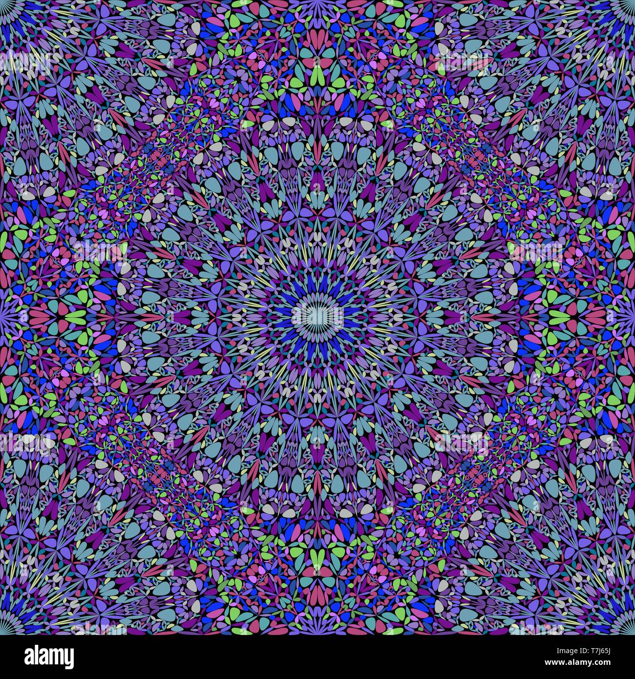 Seamless geometrical oriental mandala flower ornament pattern ...