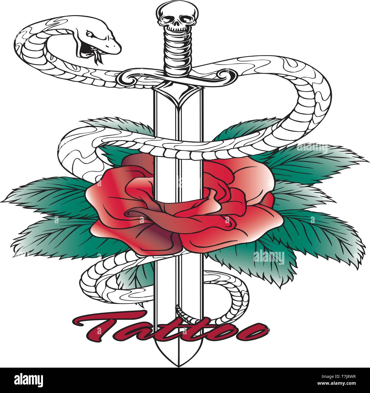 Tattoo Art Flash High Resolution Stock Photography and Images - Alamy