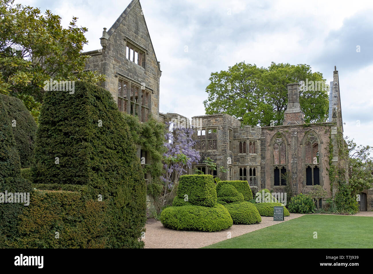 Nymans House and gardens, West Sussex. managed by the National Trust