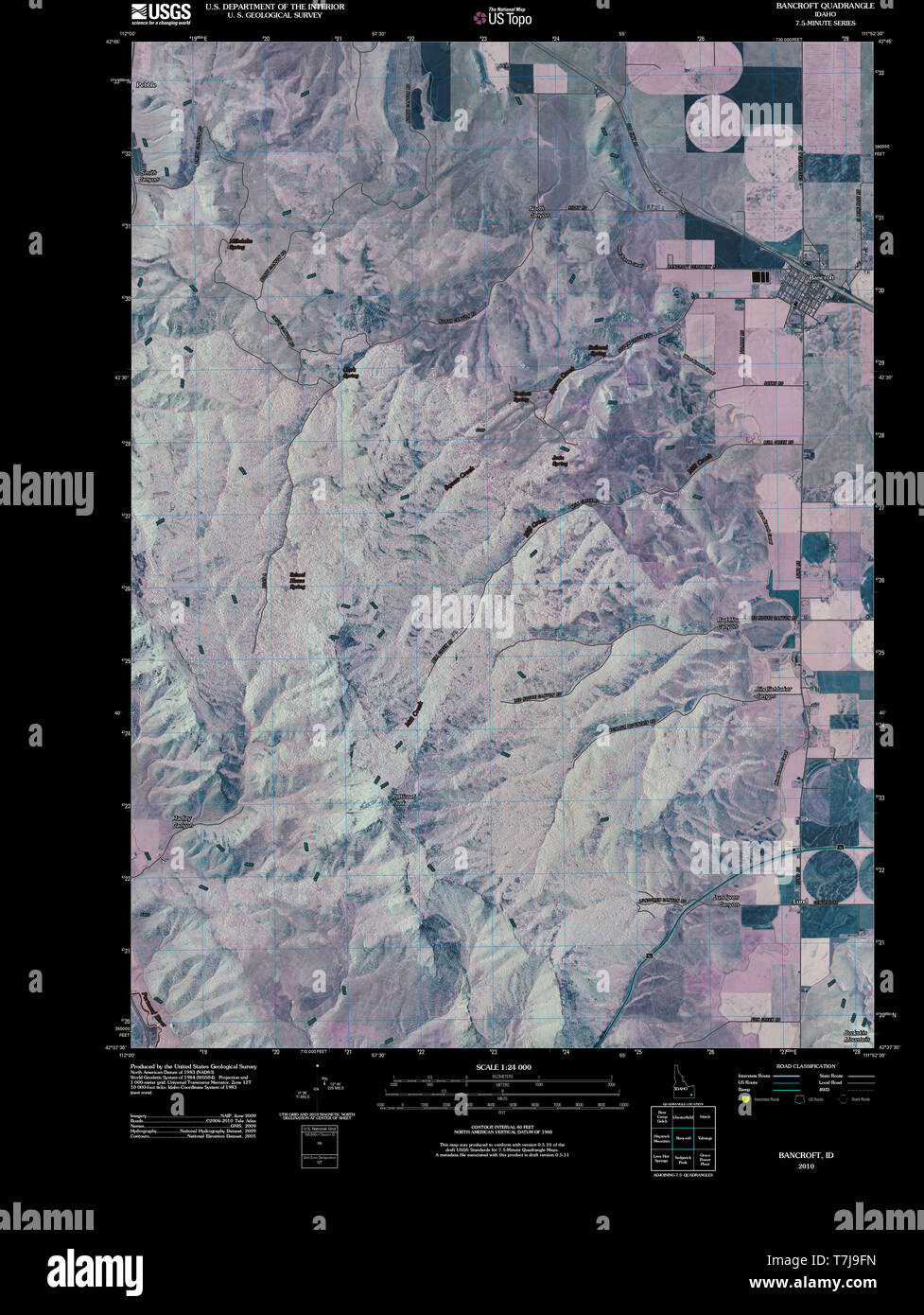 Map of bancroft hires stock photography and images Alamy