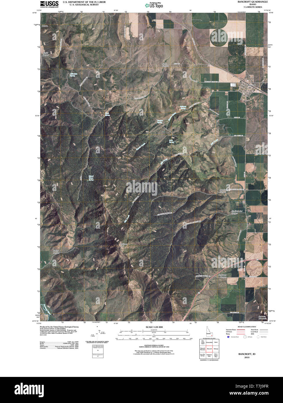 Map of bancroft hires stock photography and images Alamy