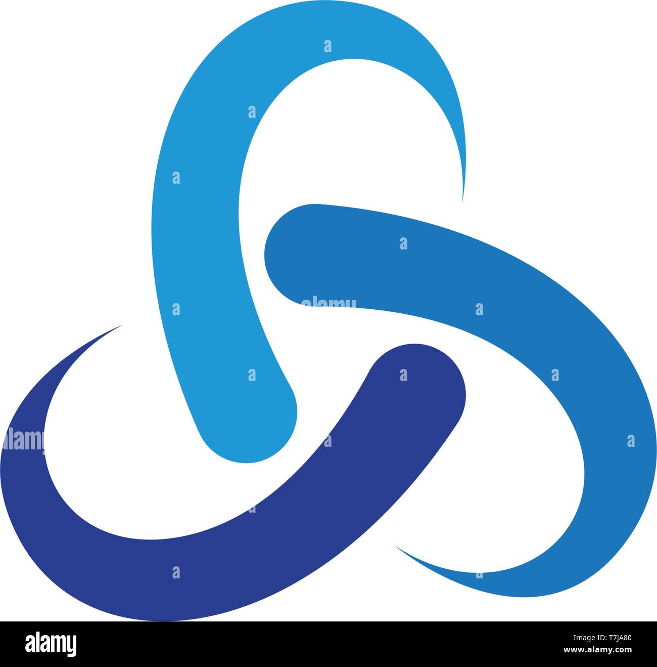 vortex circle logo and symbols template icons app Stock Vector Image ...