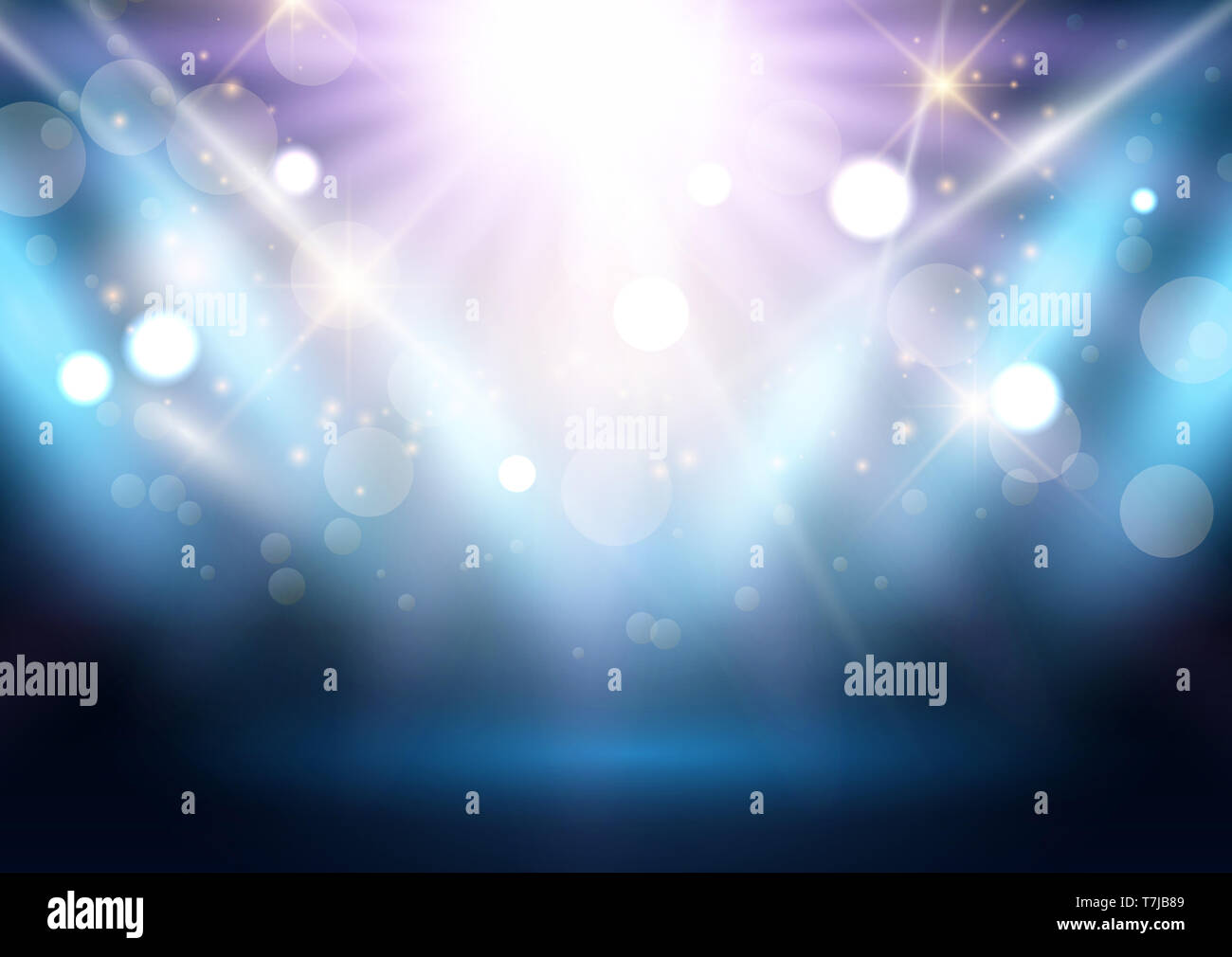 Display background with spotlights Stock Photo Alamy