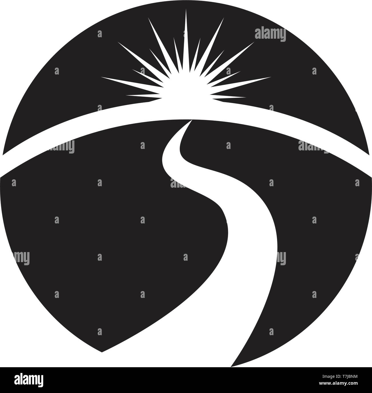 River Logo Template vector icon illustration Stock Vector Image & Art ...