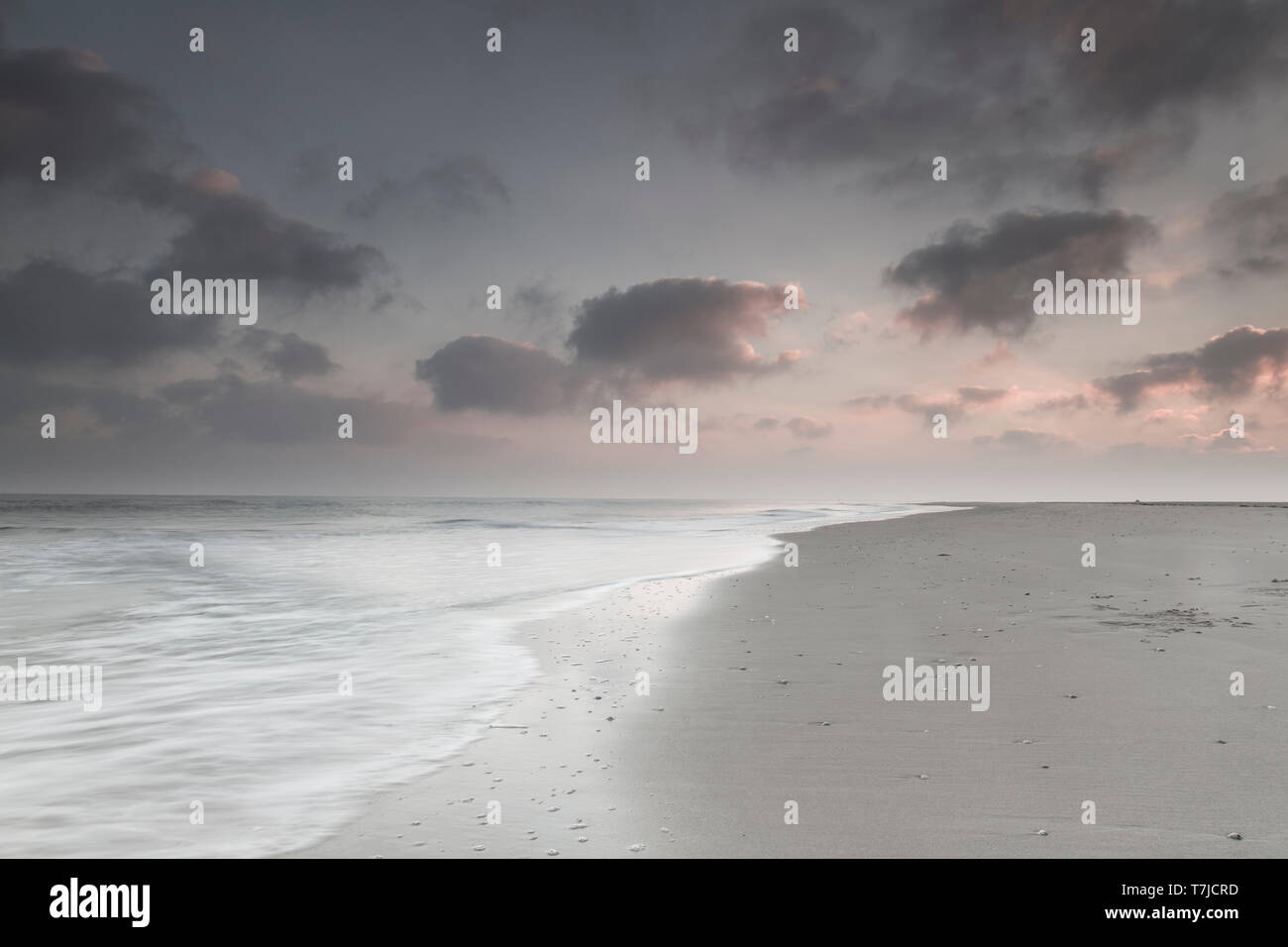 Breakers on the North Sea beach Stock Photo Alamy