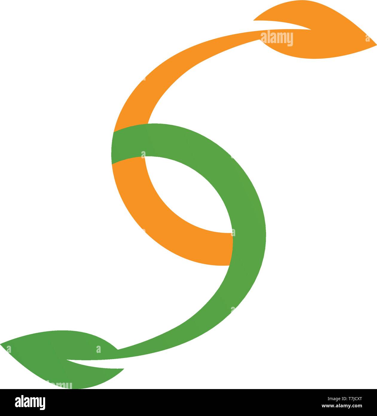 green leaf ecology nature element vector icon Stock Vector Image & Art ...
