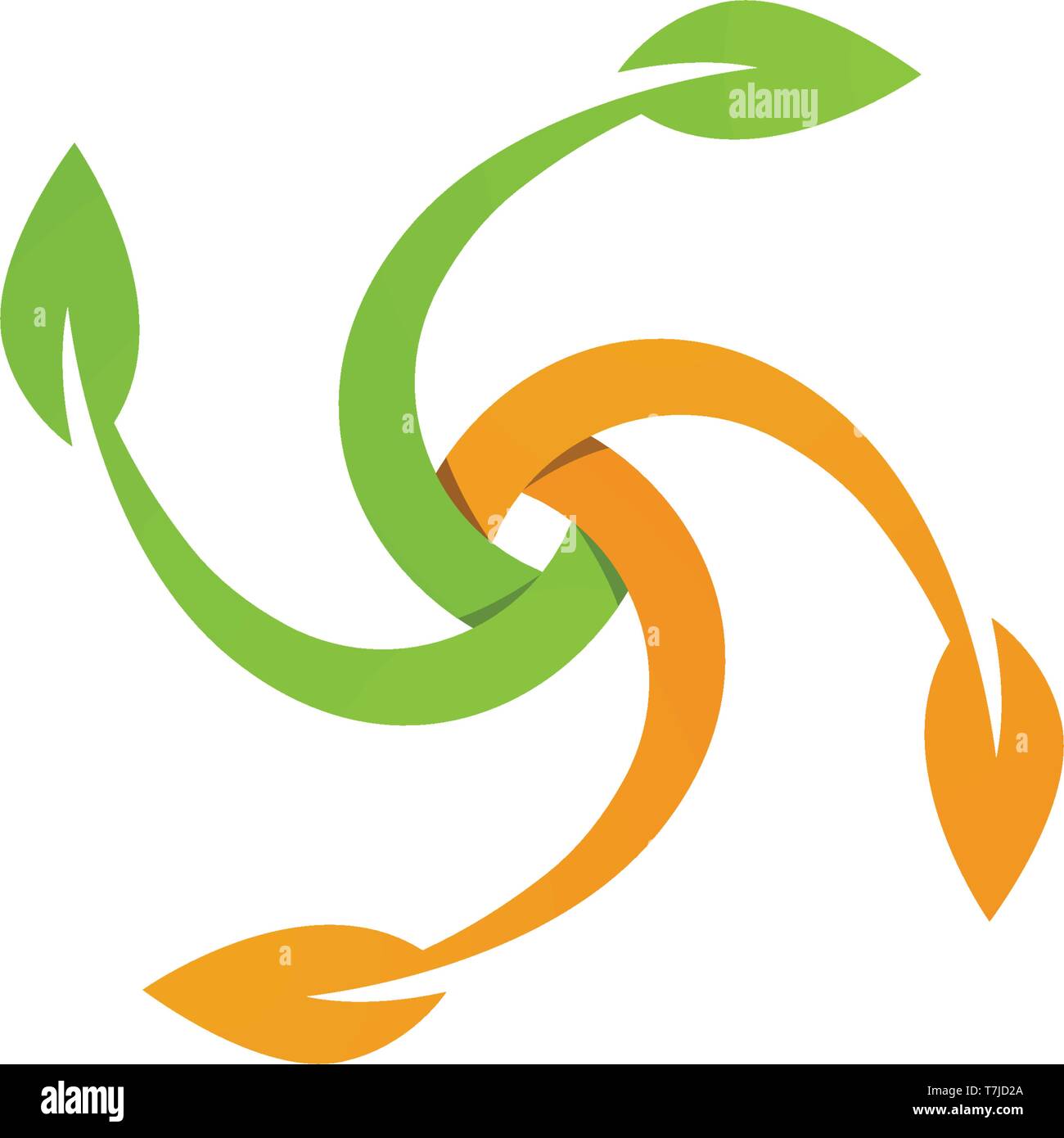 green leaf ecology nature element vector icon Stock Vector Image & Art ...