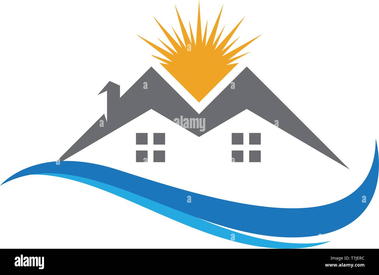property house and home logos template vector Stock Vector Image & Art ...