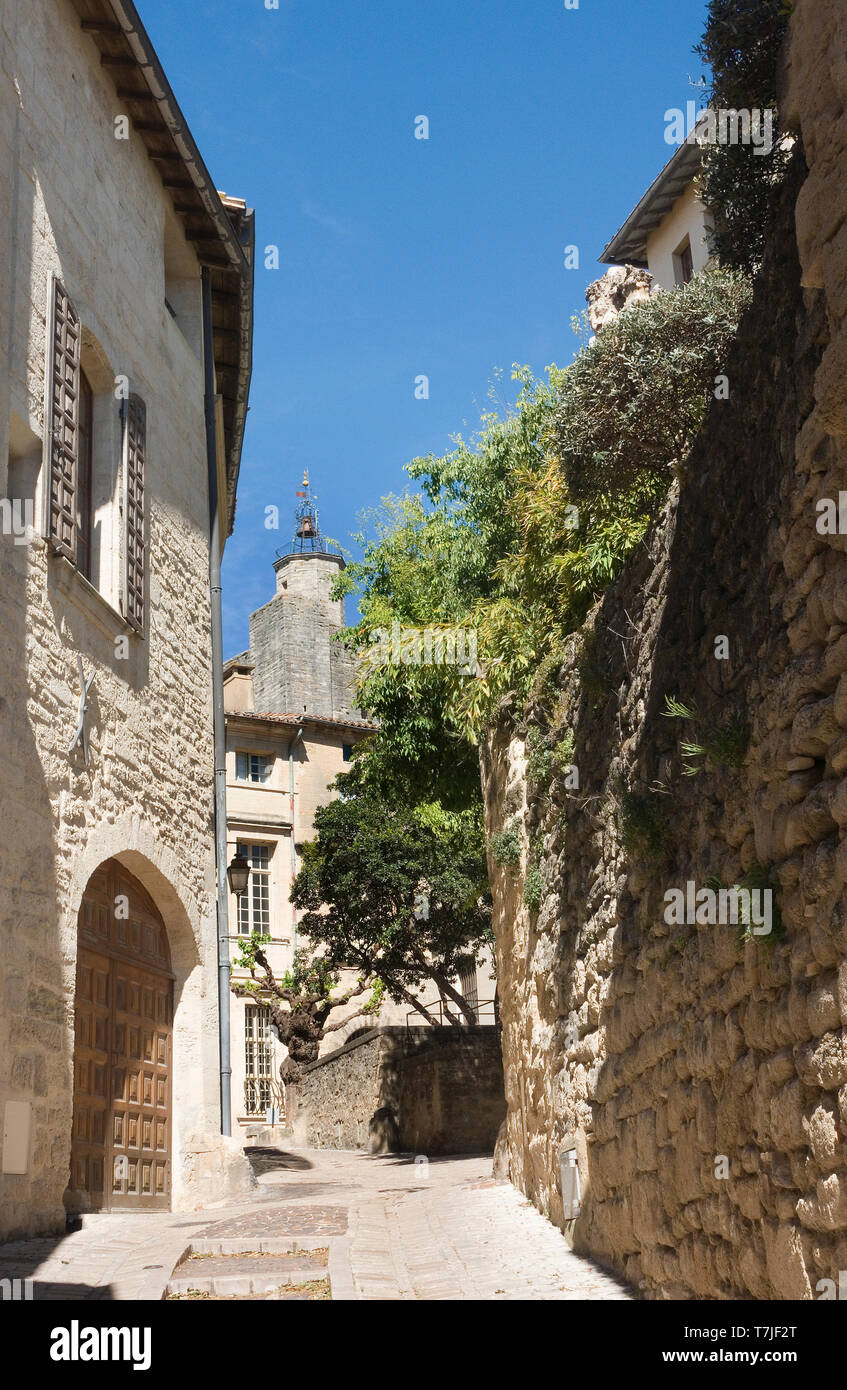 Rue Saint Theodorit in Uzes. This street is as they say the most