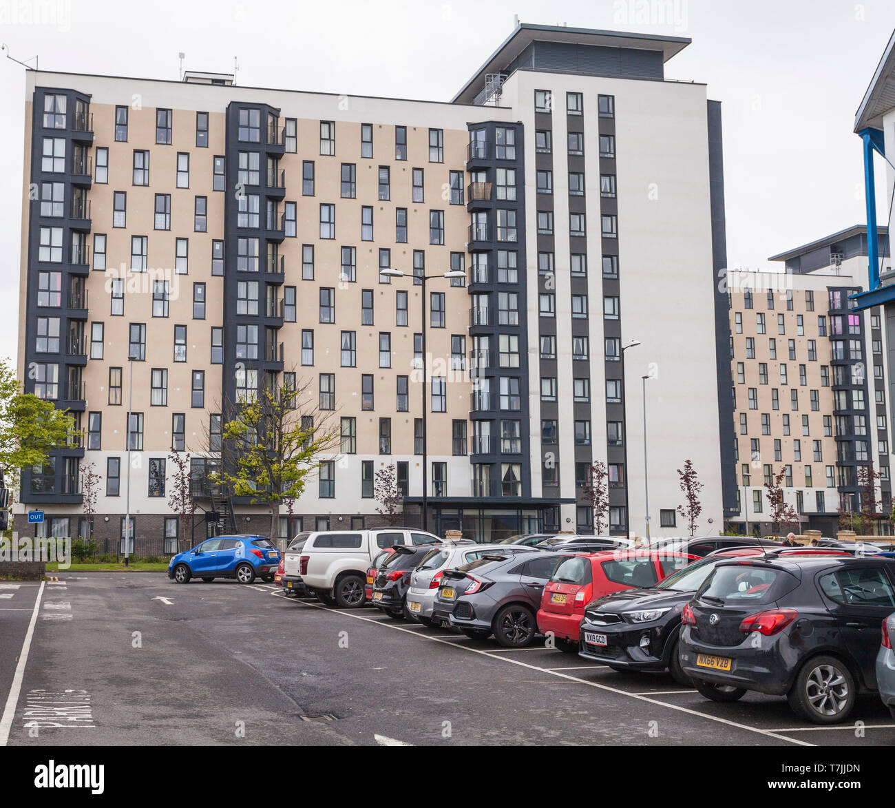 Kennedy Gardens high rise flats in Billingham,Teesside,England now