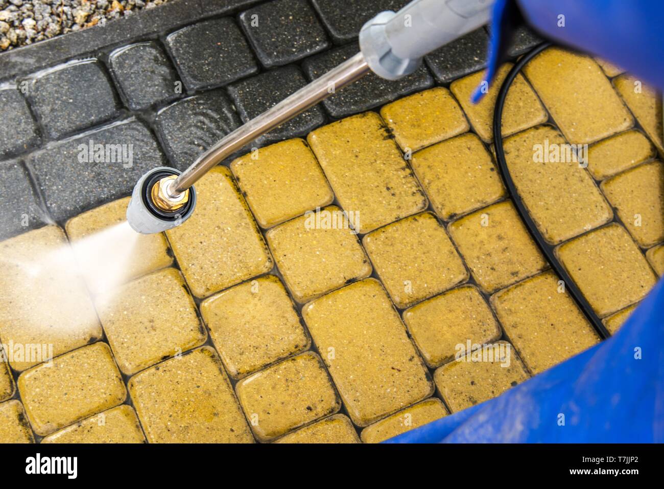 Power wash brick hires stock photography and images Alamy