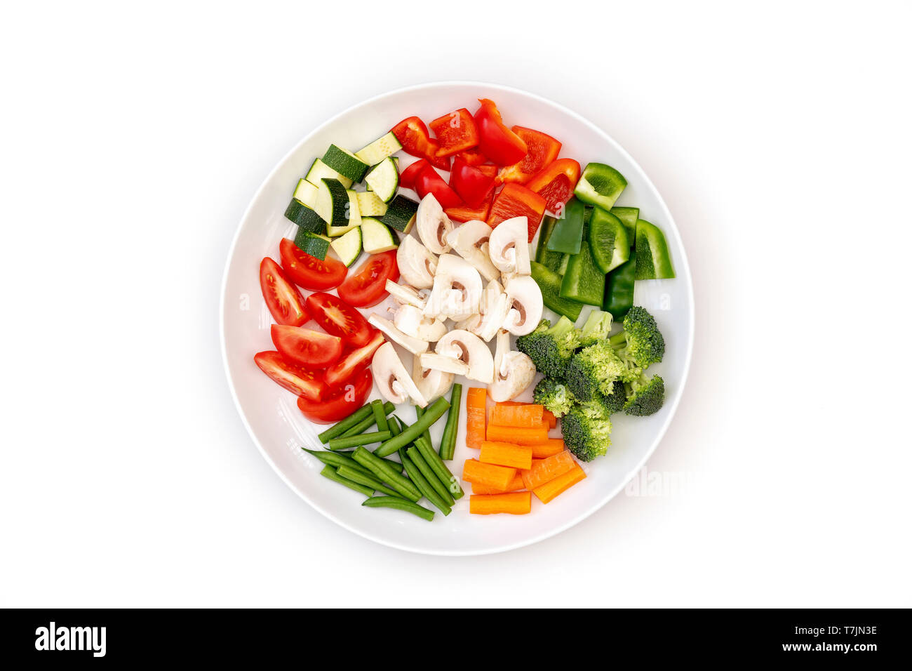 https://c8.alamy.com/comp/T7JN3E/chopped-fresh-vegetables-ready-for-stir-frying-arranged-on-white-plate-T7JN3E.jpg