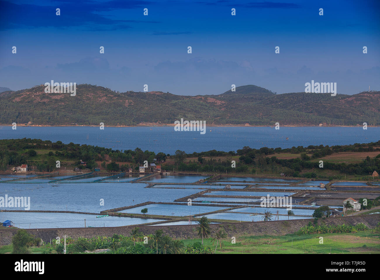 Landscape at Tuy Hoa, Ganh Da Dia, Phu Yen Province, Vietnam, Asia Stock Photo