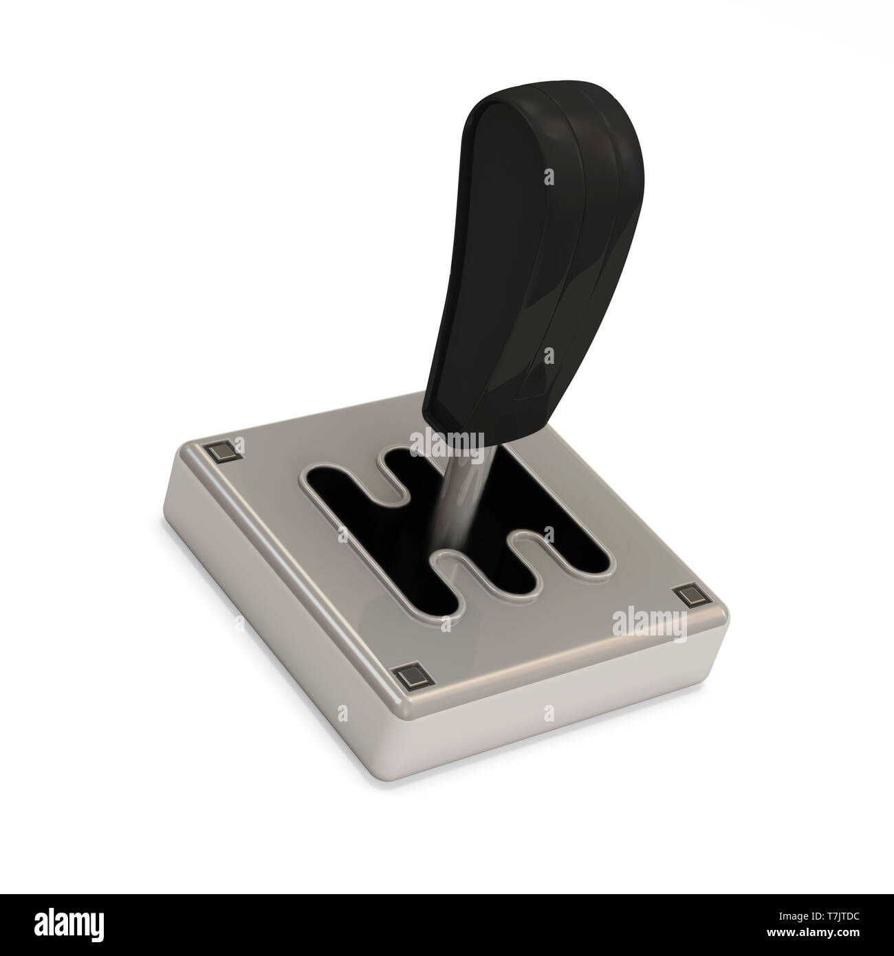 Automatic Gear Shift Isolated on white background Stock Photo Alamy