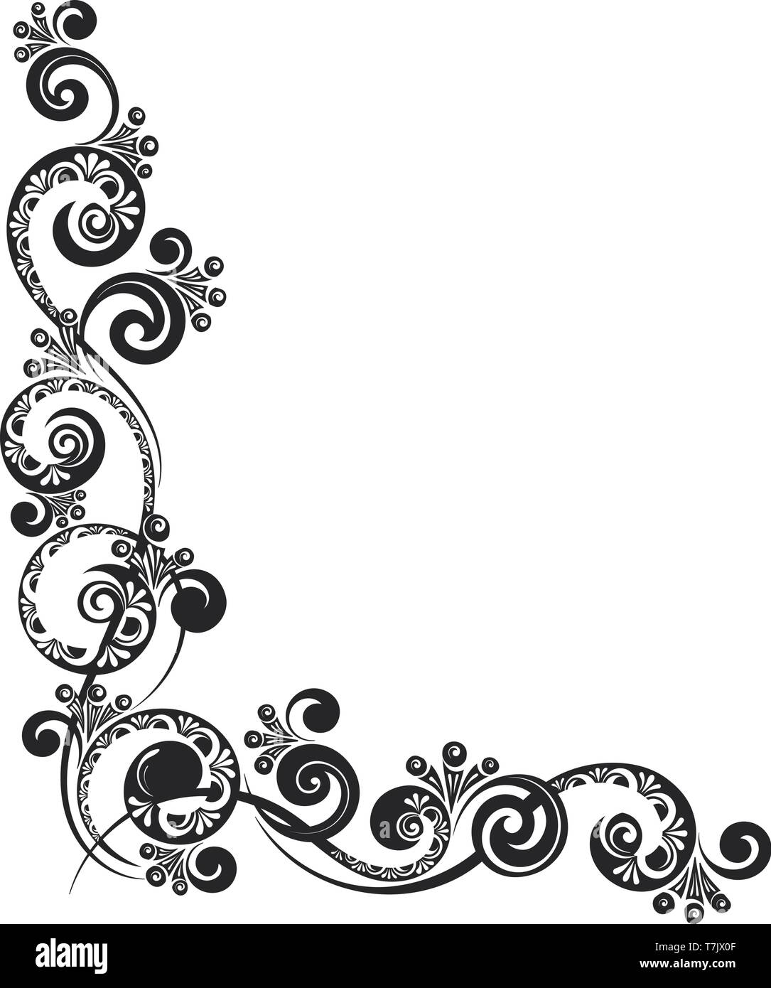 Vintage decorative calligraphic element Stock Vector Image & Art - Alamy